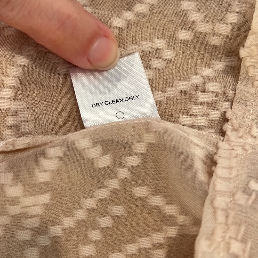 Cynthia Vincent Blush Silk Top - Picture 6 of 6